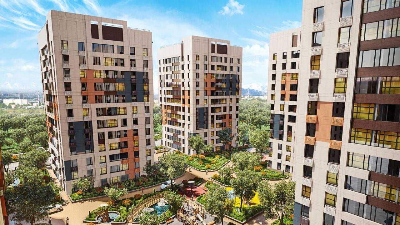 Halal-Apartamenty Рядом Трц Megaalma-Ata Almaty Exterior foto